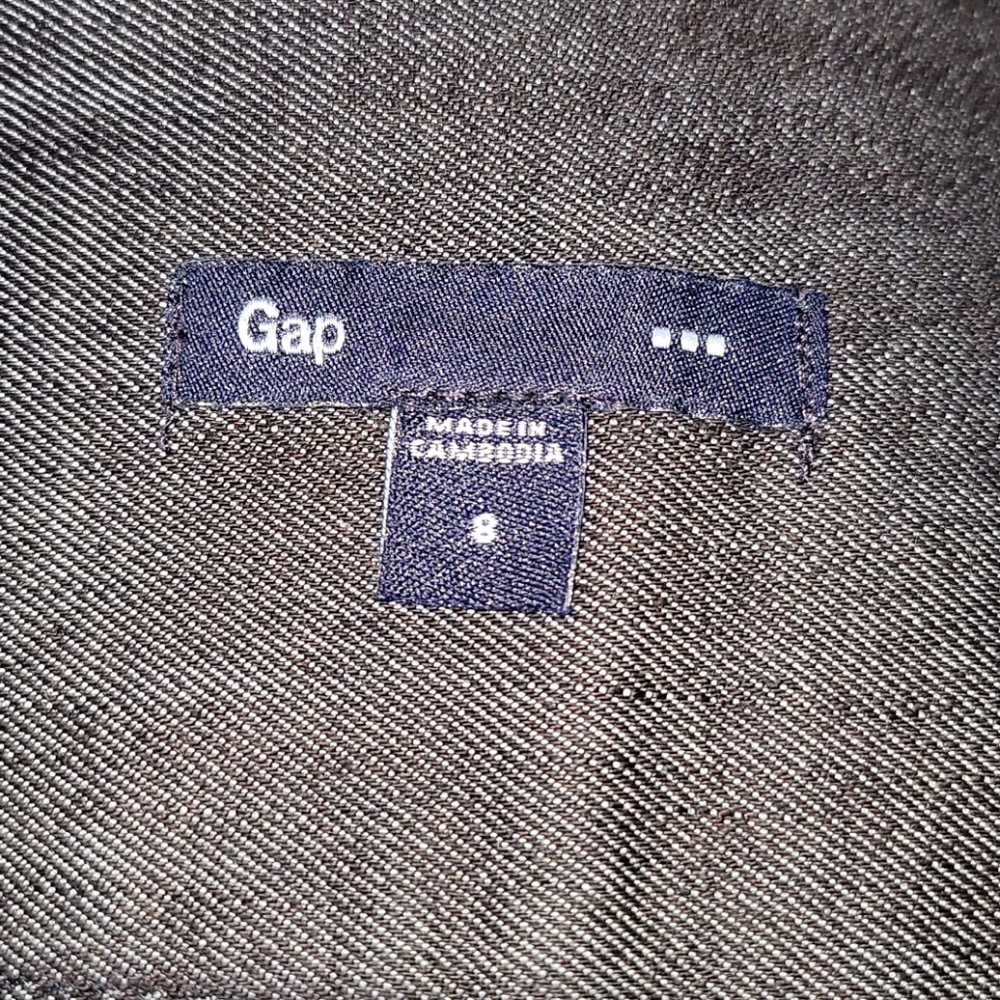 GAP Charcoal Denim Pencil Skirt Size 8 - Picture 4 of 14